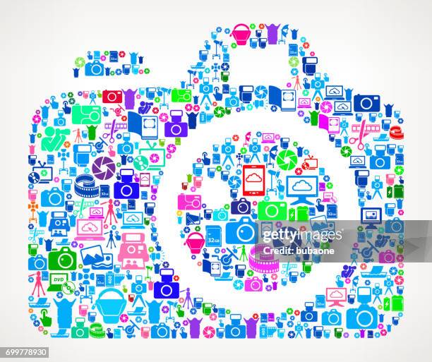 digital camera photo camera photography vector illustration - phone camera flash stock illustrations