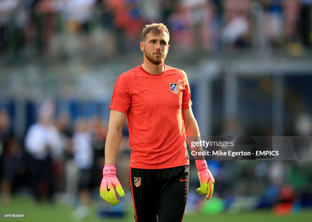 Atletico Madrid Training Session - Real Madrid v Atletico Madrid - UEFA Champions League - Final - San Siro