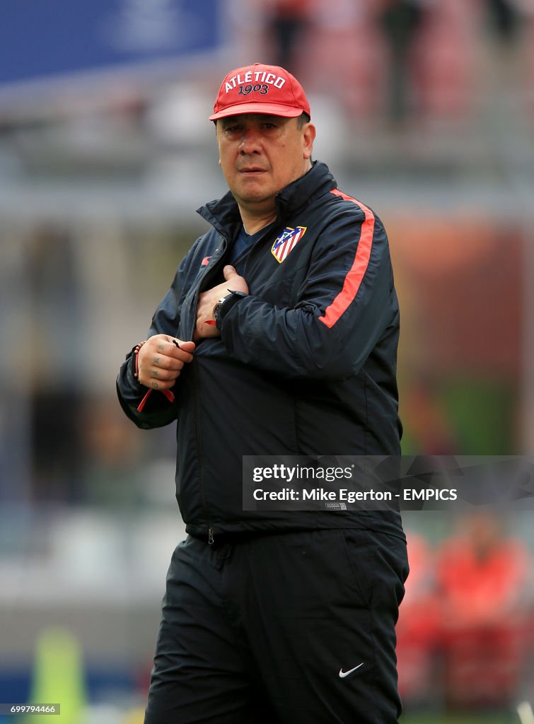 Atletico Madrid Training Session - Real Madrid v Atletico Madrid - UEFA Champions League - Final - San Siro