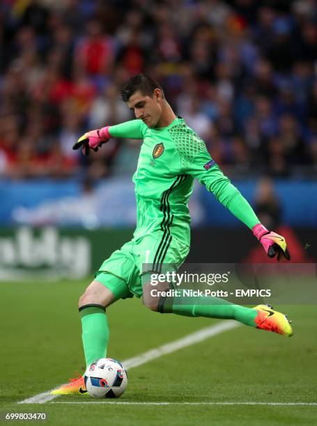 Belgium goalkeeper Thibault Courtois