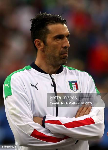 Italy goalkeeper Gianluigi Buffon