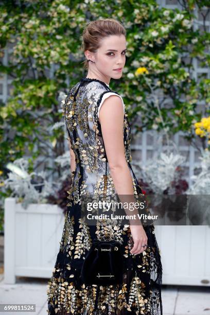 Actress Emma Watson attends 'The Circle' Paris Photocall at Hotel Le Bristol on June 22, 2017 in Paris, France.