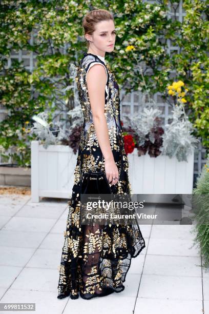 Actress Emma Watson attends 'The Circle' Paris Photocall at Hotel Le Bristol on June 22, 2017 in Paris, France.