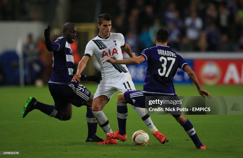 Soccer - UEFA Europa League - Group J - RSC Anderlecht v Tottenham Hotspur - Constant Vanden Stock Stadium