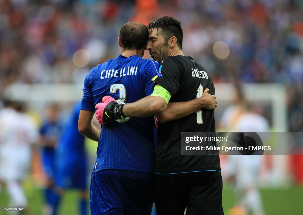 Italy v Spain - UEFA Euro 2016 - Round of 16 - Stade de France