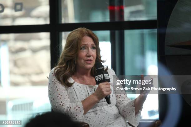 Ann Dowd attends Build Series to discuss her roles in "The Handmaid's Tale" & "The Leftovers" at Build Studio on June 22, 2017 in New York City.