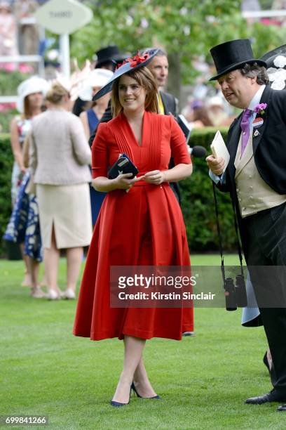 Princess Eugenie of York is seen in the Parade Ring as she attends Royal Ascot 2017 at Ascot Racecourse on June 22, 2017 in Ascot, England.
