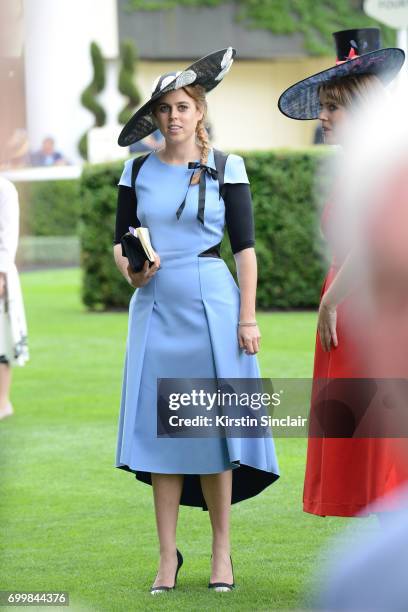 Princess Beatrice of York on day 3 of Royal Ascot at Ascot Racecourse on June 22, 2017 in Ascot, England.