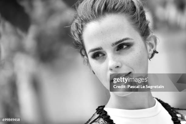 Emma Watson attends 'The Circle' Paris Photocall at Hotel Le Bristol on June 22, 2017 in Paris, France.