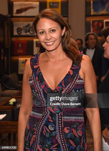 Caroline Rush attends a drinks reception celebrating the Fashion Arts Foundation Film Commissions premiere screening with the British Fashion Council...