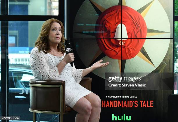 Actress Ann Dowd visit Build to discuss "The Handmaid's Tale" & "The Leftovers" at Build Studio on June 22, 2017 in New York City.