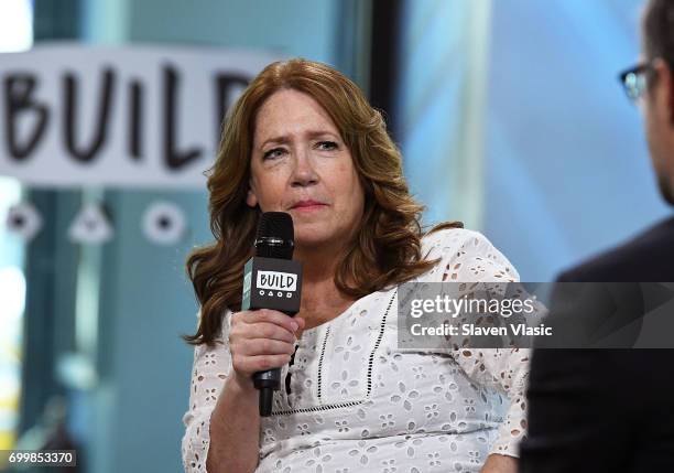 Actress Ann Dowd visit Build to discuss "The Handmaid's Tale" & "The Leftovers" at Build Studio on June 22, 2017 in New York City.