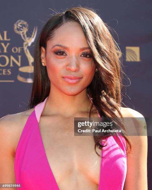 Actress / Comedian Sal Stowers attends the 44th annual Daytime Emmy Awards at The Pasadena Civic Auditorium on April 30, 2017 in Pasadena, California.