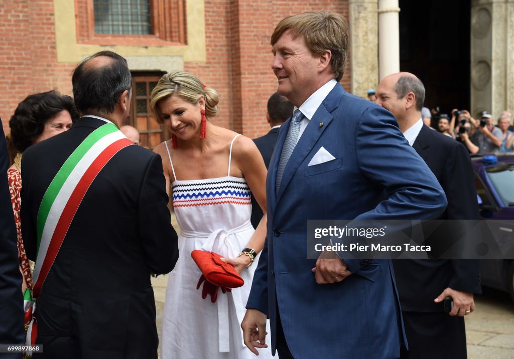 King And Queen Of The Netherlands Visit Italy : Day Three