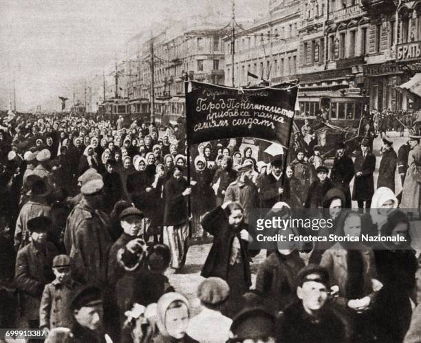 March 8th the Bourgeois Democratic Revolution, was the first of the two revolutions in Russia in 1917. It was centered on Petrograd , that was the...