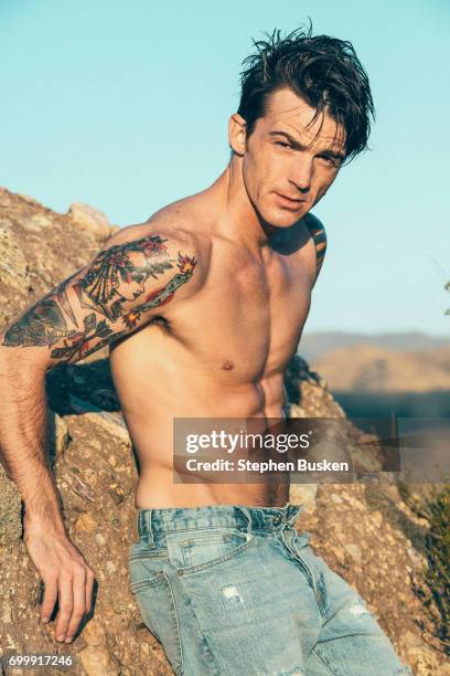 Actor Drake Bell is photographed for Flaunt Magazine on May 12, 2017 in Los Angeles, California.