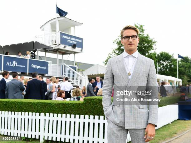 Oliver Proudlock attends The Laureus Polo Cup at Ham Polo Club on June 22, 2017 in Richmond, England.