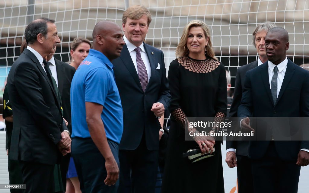 Italian Football Federation Welcomes Dutch Royals