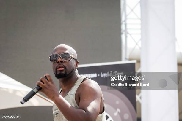 Grammy Award Winning Musician Wyclef Jean performs during the Cannes Lions Festival 2017 on June 22, 2017 in Cannes, France.