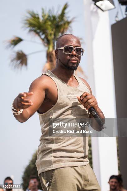 Grammy Award Winning Musician Wyclef Jean performs during the Cannes Lions Festival 2017 on June 22, 2017 in Cannes, France.