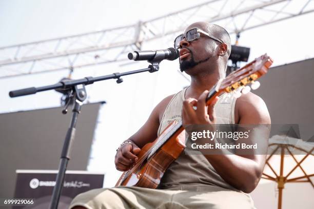 Grammy Award Winning Musician Wyclef Jean performs during the Cannes Lions Festival 2017 on June 22, 2017 in Cannes, France.