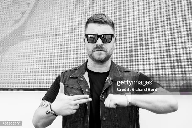 Run the Jewels' Rapper and Producer El-P speaks during the Cannes Lions Festival 2017 on June 22, 2017 in Cannes, France.