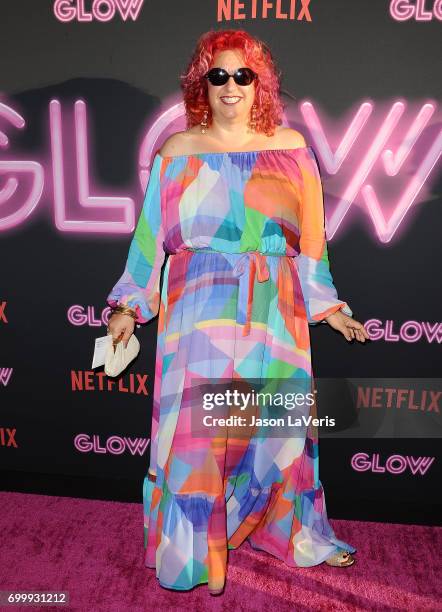 Producer Jenji Kohan attends the premiere of "GLOW" at The Cinerama Dome on June 21, 2017 in Los Angeles, California.