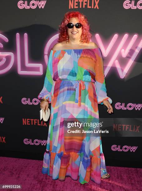 Producer Jenji Kohan attends the premiere of "GLOW" at The Cinerama Dome on June 21, 2017 in Los Angeles, California.