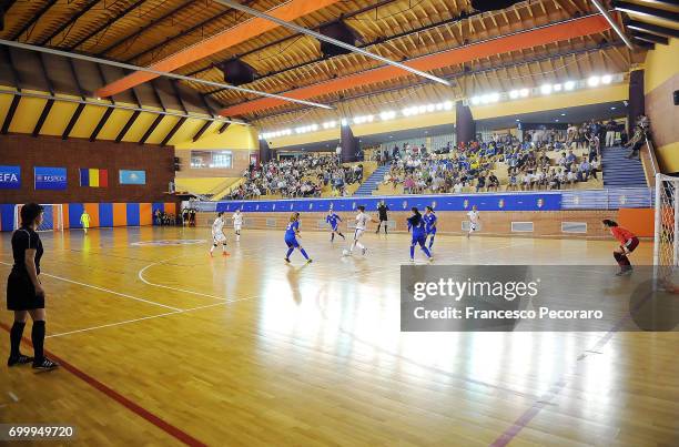 General view of the Cus Palace of Campobasso during the U17 Women Futsal Tournament match between Italy and Kazakhstan on June 22, 2017 in...