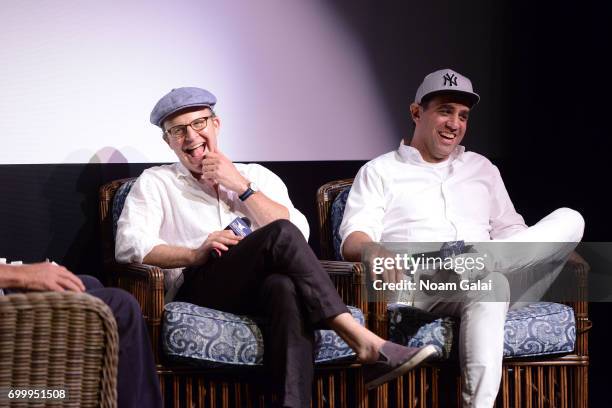 Actors Tom McCarthy and Bobby Cannavale attend "In Their Shoes..Tom McCarthy & Bobby Cannavale" during 2017 Nantucket Film Festival - Day 2 on June...