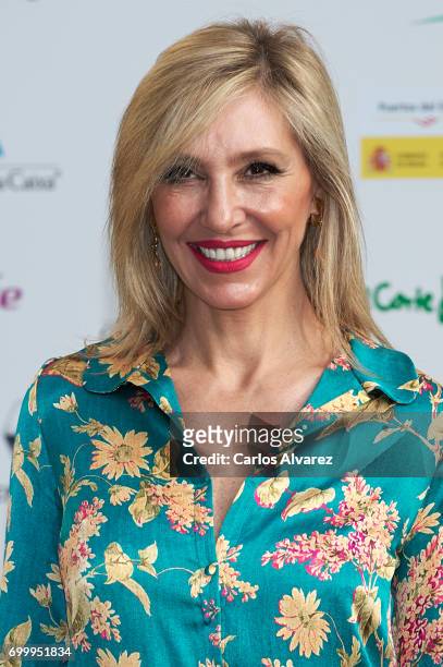 Marta Robles attends the 'Get Best. Give Most' charity party at the French Embassy on June 22, 2017 in Madrid, Spain.