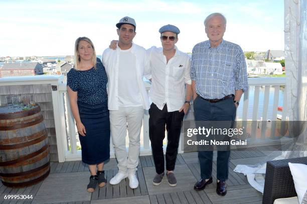 Mystelle Brabbe, Bobby Cannavale, Tom McCarthy, and Chris Matthews attend "In Their Shoes..Tom McCarthy & Bobby Cannavale" during 2017 Nantucket...