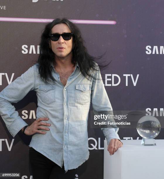 Mario Vaquerizo attends the 'Recuerdos En Alta Definicton' Samsung presentation photocall at the Emperador Hotel on June 22, 2017 in Madrid, Spain.