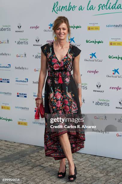 Nuria March attends the 'Get Best. Give Most' charity party at the French Embassy on June 22, 2017 in Madrid, Spain.