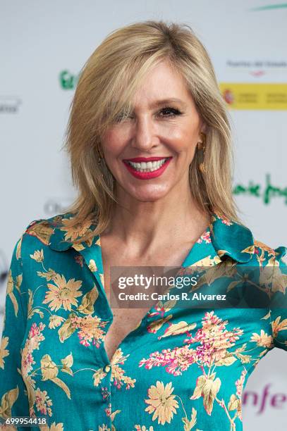 Marta Robles attends the 'Get Best. Give Most' charity party at the French Embassy on June 22, 2017 in Madrid, Spain.