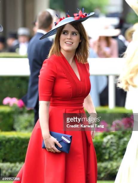 Princess Eugenie of York attends Ladies Day of Royal Ascot 2017 at Ascot Racecourse on June 22, 2017 in Ascot, England.