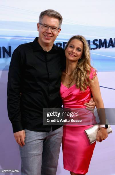Frank Thelen and Nathalie Thelen-Sattler attend the Bertelsmann Summer Party at Bertelsmann Repraesentanz on June 22, 2017 in Berlin, Germany.