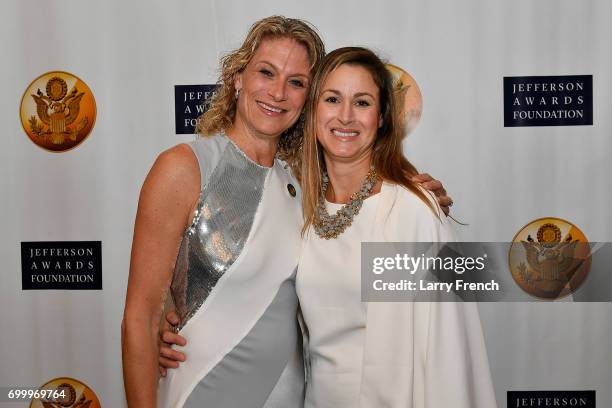 Of the Jefferson Awards Foundation Hillary Schafer and Amy Beard attend The Jefferson Awards Foundation 2017 DC National Ceremony at Capital Hilton...