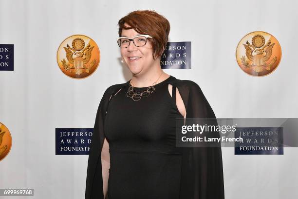 Past Jefferson Award winner Amy Faulkner attends The Jefferson Awards Foundation 2017 DC National Ceremony at Capital Hilton on June 22, 2017 in...