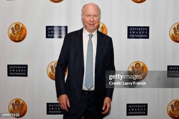 Political commentator David Gergen attends The Jefferson Awards Foundation 2017 DC National Ceremony at Capital Hilton on June 22, 2017 in...