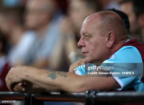 West Ham United fan appears dejected