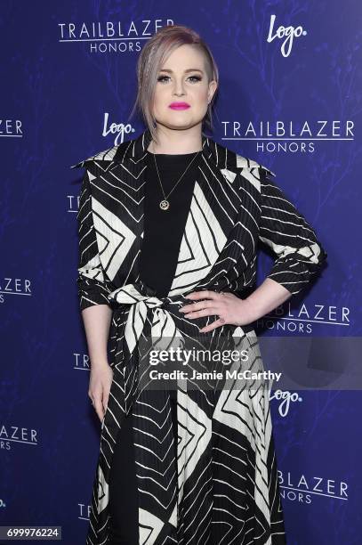 Kelly Osbourne attends the Logo's 2017 Trailblazer Honors event at Cathedral of St. John the Divine on June 22, 2017 in New York City.