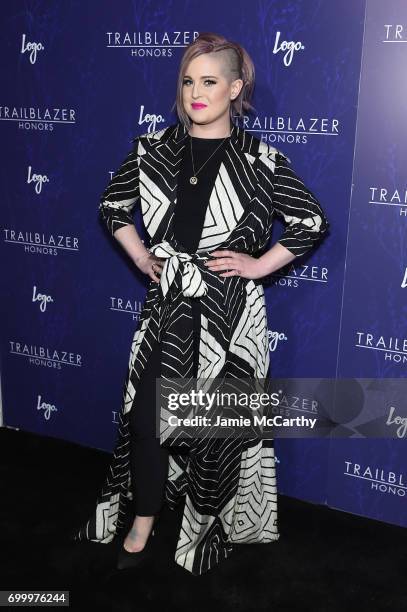 Kelly Osbourne attends the Logo's 2017 Trailblazer Honors event at Cathedral of St. John the Divine on June 22, 2017 in New York City.
