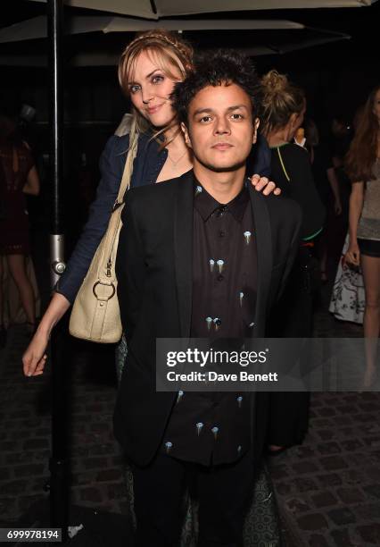 Sophie Dahl and Jamie Cullum attend British Vogue editor Alexandra Shulman's leaving party at Dock Kitchen on June 22, 2017 in London, England.