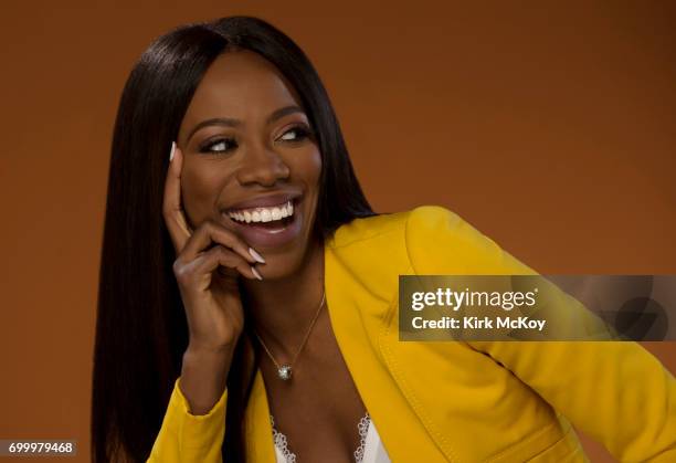Actress Yvonne Orji is photographed for Los Angeles Times on June 14, 2017 in Los Angeles, California. PUBLISHED IMAGE. CREDIT MUST READ: Kirk...
