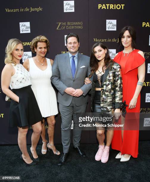Actress Zackary Drucker, actress Alexandra Billings, Chief Creative Officer, HBC, Mark Briggs, actress Trace Lysette, and writer Our Lady J attend as...