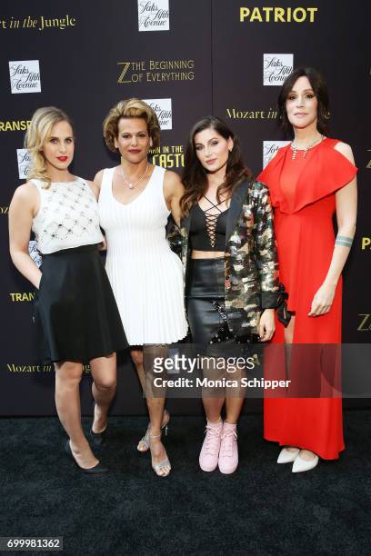 Cast of 'Transparent' actress Zackary Drucker, actress Alexandra Billings, actress Trace Lysette, and writer Our Lady J attend as SAKS FIFTH AVENUE...