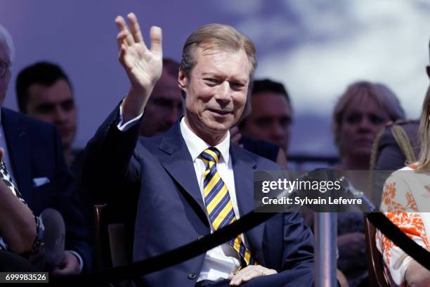 Grand Duke Henri of Luxembourg attends celebrations of National Day on June 22, 2017 in Luxembourg, Luxembourg.