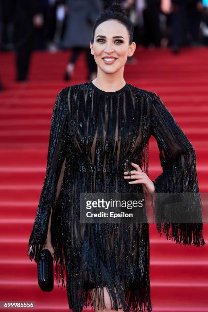 Designer Anastasia Zadorina attends opening of the 39th Moscow International Film Festival outside the Karo 11 Oktyabr Cinema on June 22, 2017 in...