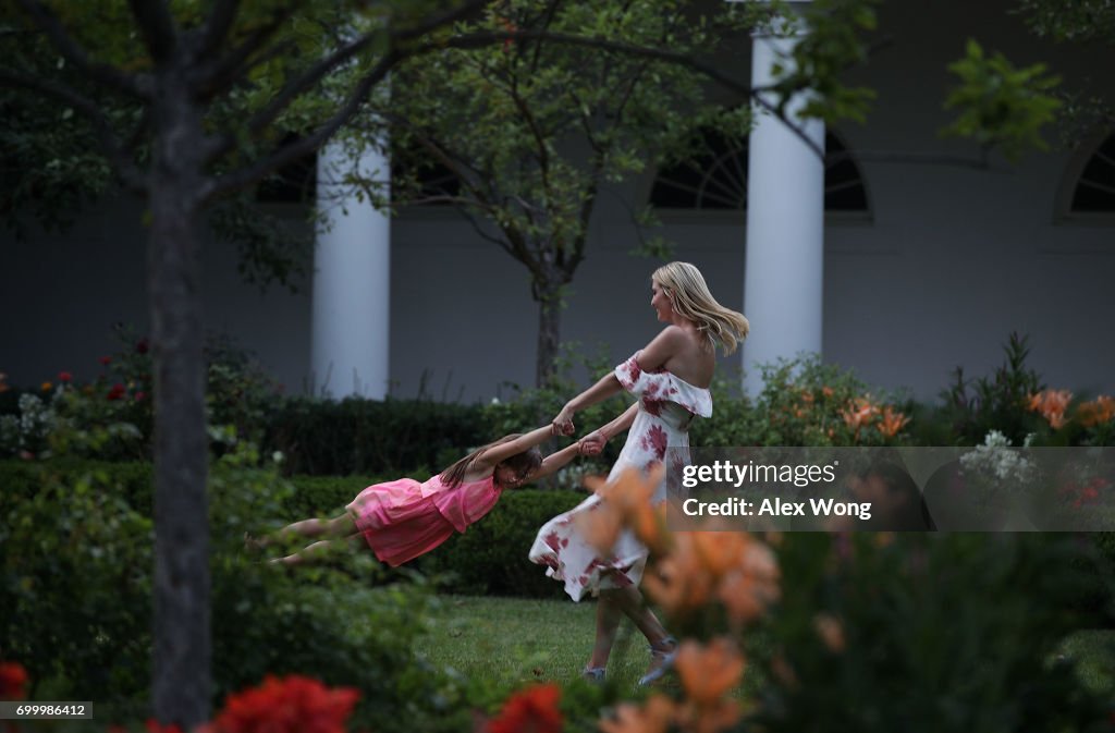 President And Mrs Trump Host Congressional Picnic At The White House